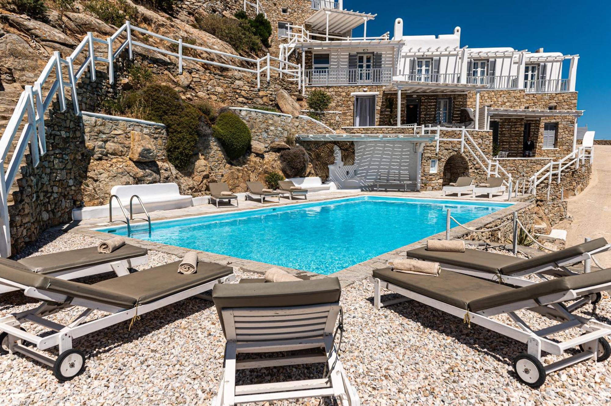 Villa Thelgo Mykonos Psarou  Esterno foto