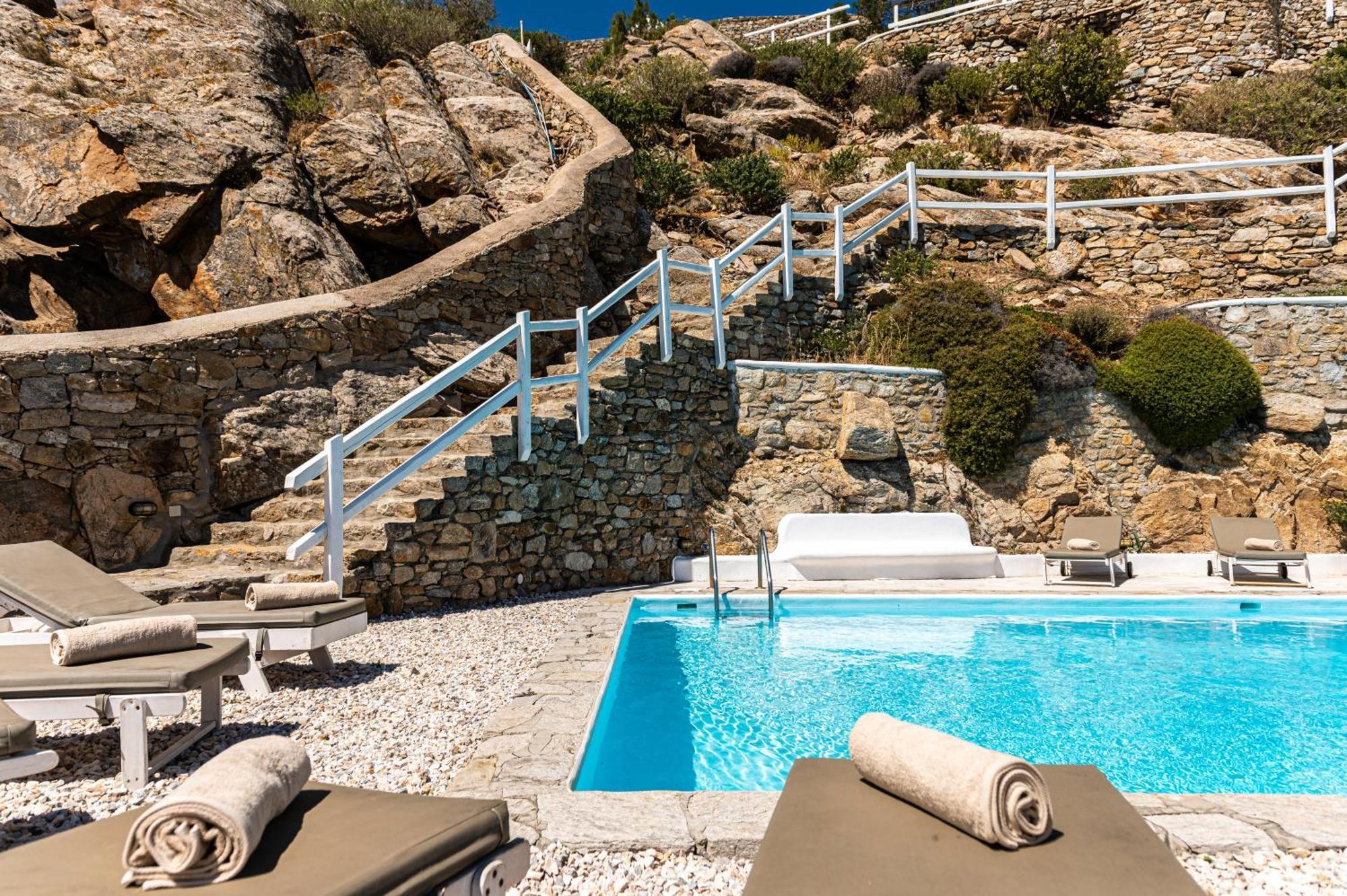 Villa Thelgo Mykonos Psarou  Esterno foto